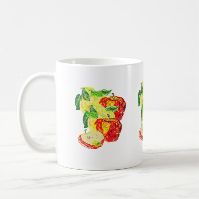 .art Mug : Pears & Apples  (Left)