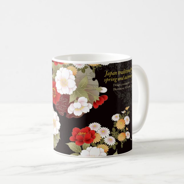Art Mug " Spring and autumn flowers” (Front Right)