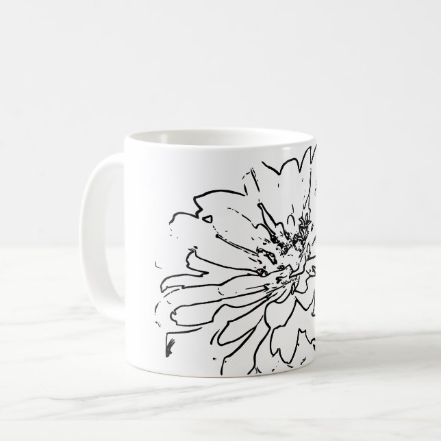 Art Natural  Flower Coffee Mug (Front Left)