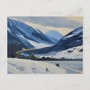 Art Norway painting Postcard