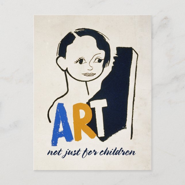 ART... not just for children [postcard] Postcard (Front)