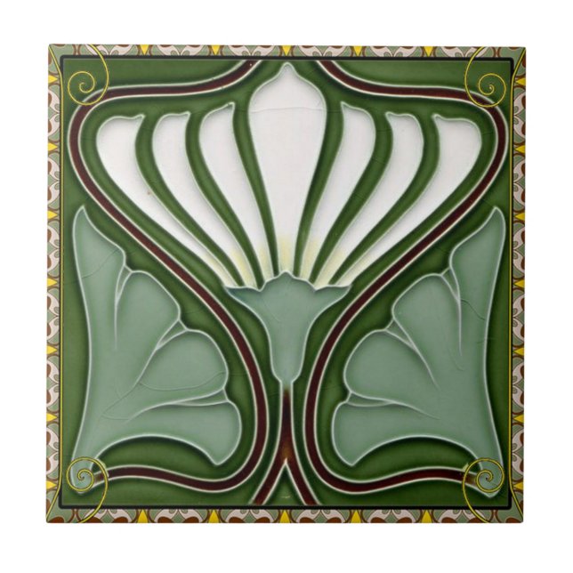 Art Nouveau 001 Tile (Front)