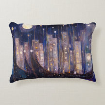 Art Nouveau Accent Pillow