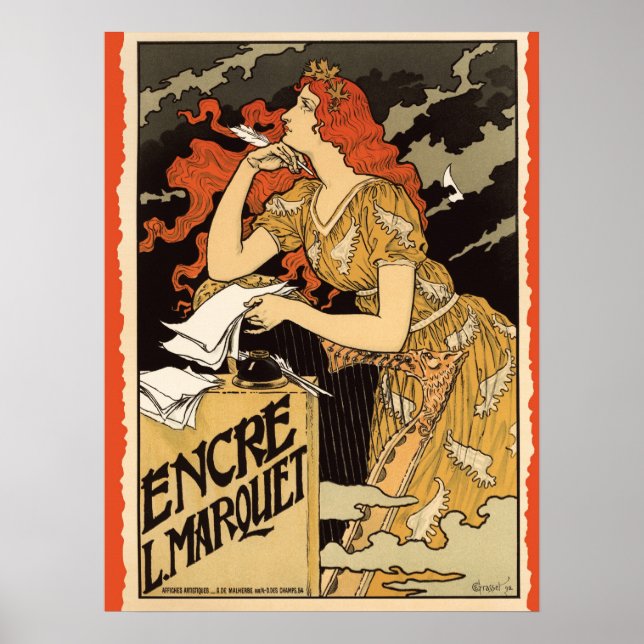 Art Nouveau, Advertising Poster (Front)
