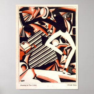 Art Nouveau African American theme Poster