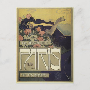 Art Nouveau ~ Aleardo Villa ~ Paris Postcard
