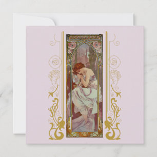 Art Nouveau Alphonse Mucha for any occasion Invitation
