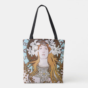 Art Nouveau - Alphonse Mucha - Sarah Bernhardt Tote Bag