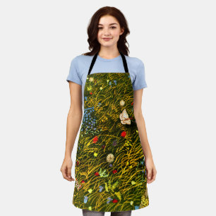 Art Nouveau Alpine Meadow  Apron