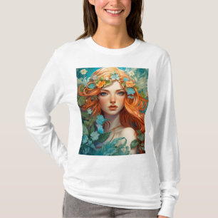 Art Nouveau Aos sí Fairy T-Shirt