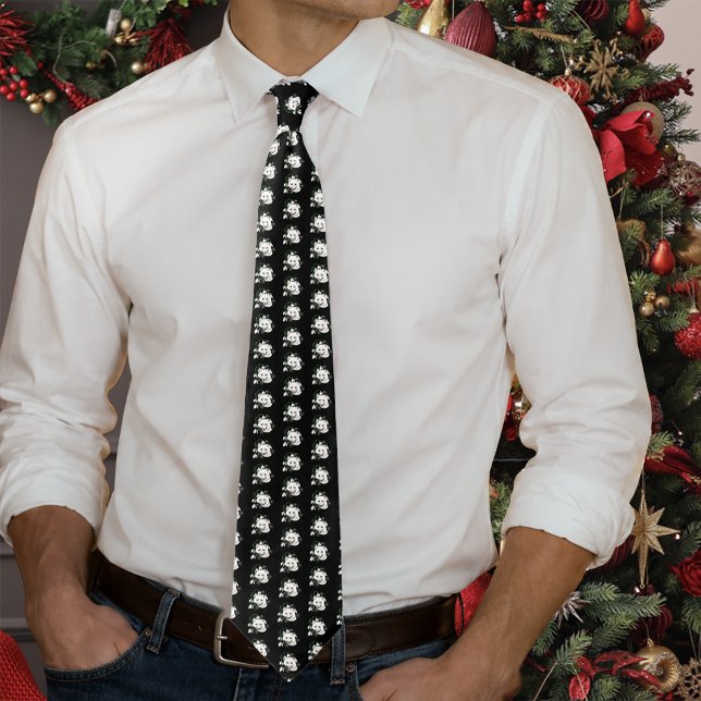 Art Nouveau Arctic White Fox Tie (Creator Uploaded)