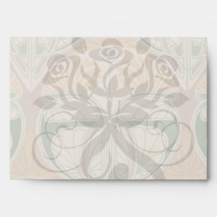 art nouveau art deco vintage pattern envelopes