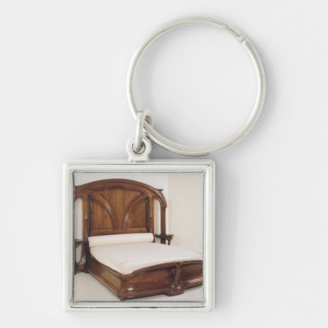 Art Nouveau bed, 1900 Key Ring (Front)