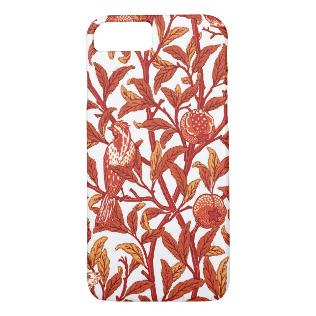 Art Nouveau Bird and Pomegranate, Mandarin Orange  Case-Mate iPhone Case (Back)