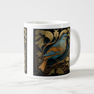 Art Nouveau Bird Jumbo Mug