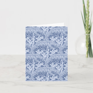 Art Nouveau Birds Through Trees Pattern Note Cards