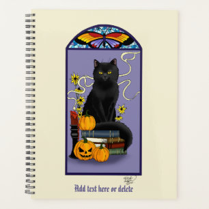 Art Nouveau Black Cat Planner