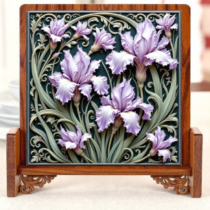 Art Nouveau Bloom Tile