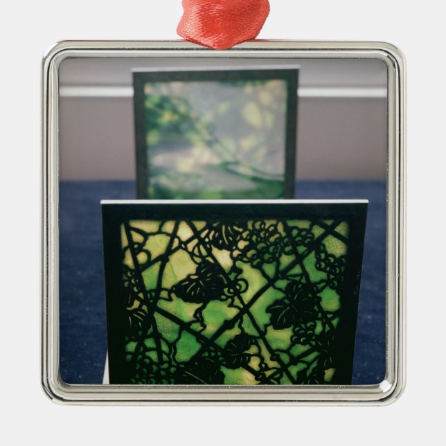 Art Nouveau bookends, Tiffany Studios, c.1894 Metal Tree Decoration (Front)