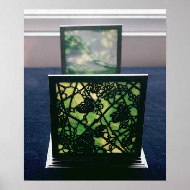 Art Nouveau bookends, Tiffany Studios, c.1894 Poster (Front)