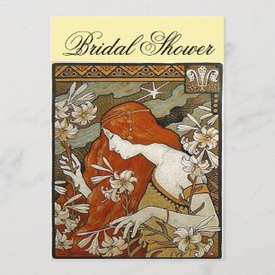 Art Nouveau Bridal Shower Invitation
