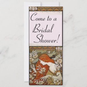 Art Nouveau Bridal Shower Invitation