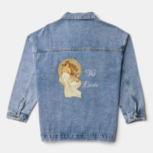 Art Nouveau Bride Wedding Denim Jacket