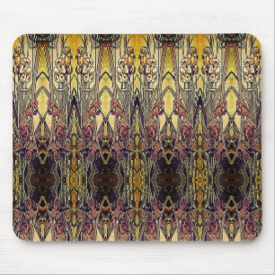 Art nouveau bronze iris mousepad