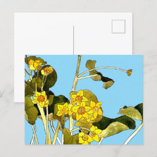 Art Nouveau Buttercups Postcard