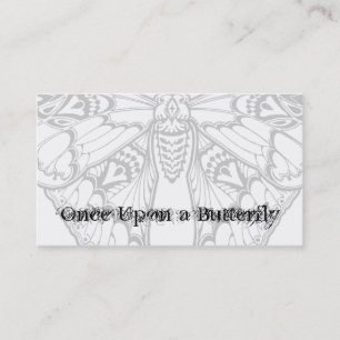 Art Nouveau Butterfly Business Card