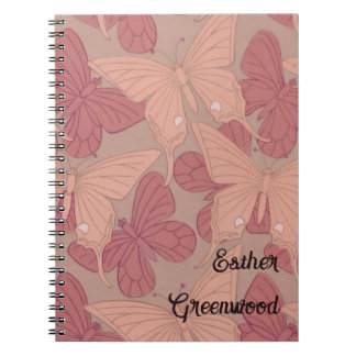Art Nouveau Butterfly Notebook
