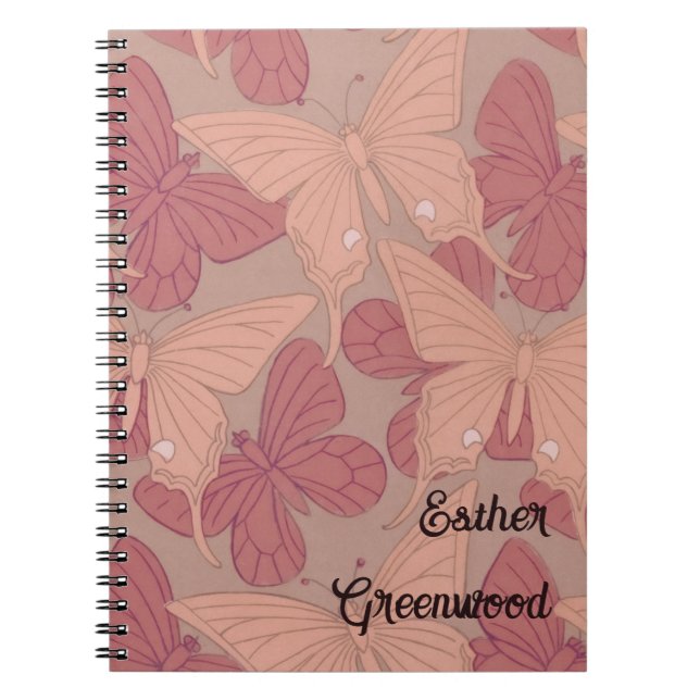 Art Nouveau Butterfly Notebook (Front)