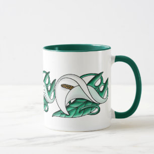 Art Nouveau calla lily Mug