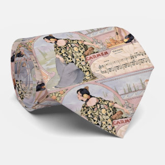 Art Nouveau Carmen Habanera Print – Vintage Opera Tie