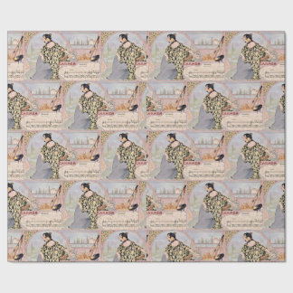 Art Nouveau Carmen Habanera Print – Vintage Opera Wrapping Paper
