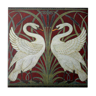 Art nouveau ceramic fireplace wall tile