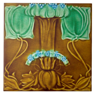 Art Nouveau Ceramic Fireplace Wall tile