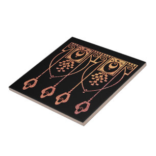 Art Nouveau Ceramic Tile (style 1)