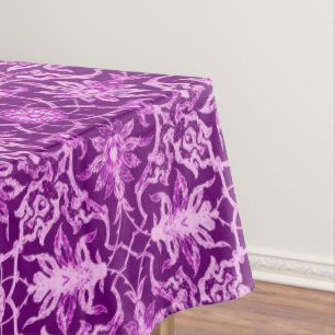 Art Nouveau Chinese Pattern - Amethyst Purple Tablecloth
