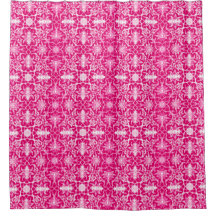 Fuchsia Pink Shower Curtains Zazzle Co Uk