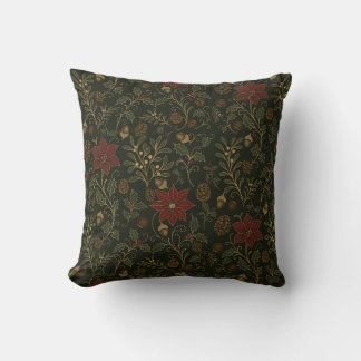 Art Nouveau Christmas Cushion