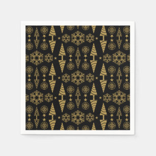 Art Nouveau Christmas Decoration Napkin
