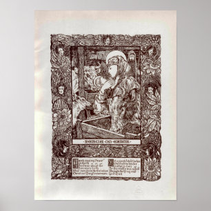 Art Nouveau Christmas Nativity (1898) Poster