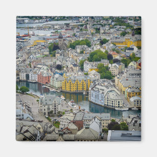 Art Nouveau city Alesund, Norway magnet