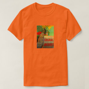 Art Nouveau Cognac Ad with Peacock T-Shirt