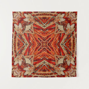 art nouveau colorful ornamental vintage pattern in tapestry