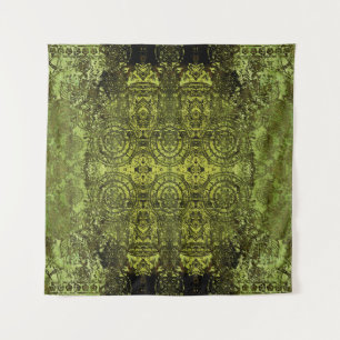 art nouveau colorful ornamental vintage pattern in tapestry