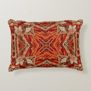 art nouveau colourful ornamental vintage pattern i decorative cushion