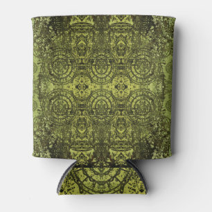 Art Nouveau: Colourful Vintage Ornament. Can Cooler