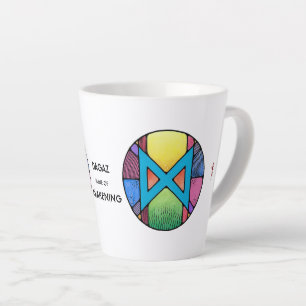 Art Nouveau Dagaz Rune Latte Mug – AWAKENING!